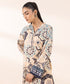 Women's RTW Textured Lawn Multi Printed A-Line Shirt